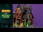 The Cursed Cabin landskab med lys, lyd og animation til Halloween