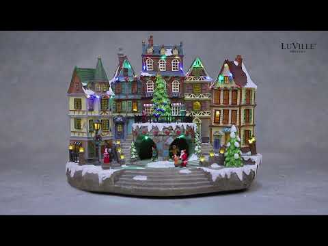 Stor julstad med julgran