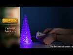 Lystræ med farveskift til juleby fra Lemax