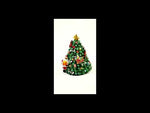 Spilledåse Juletræ 16 cm højt