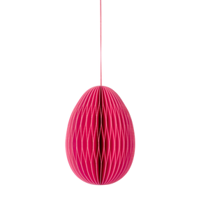 Påskeæg i papir pink 15 cm