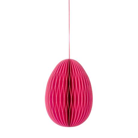 Påskeæg i papir pink 15 cm