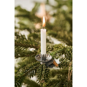 Hvidt juletræslys i lysholder fra Ib Laursen