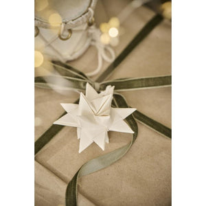 Fletstjerne hvid 7 cm i dia