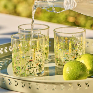 3 Ib Laursen Summer Field vandglas på bakke med limes