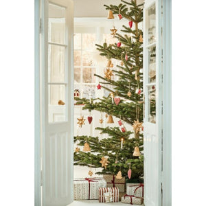 Stjerne flettet spån til ophæng