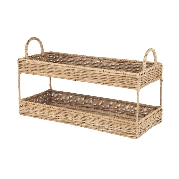 Flettet rattanbakke i to etager fra Ib Laursen på skrå