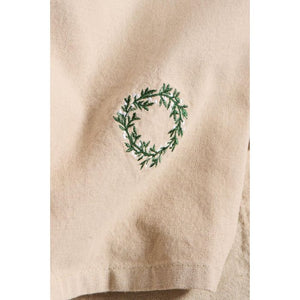 Stofserviet Tradition med julekrans