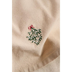 Stofserviet Tradition med mistelten