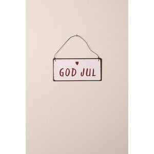 Metalskilt God Jul