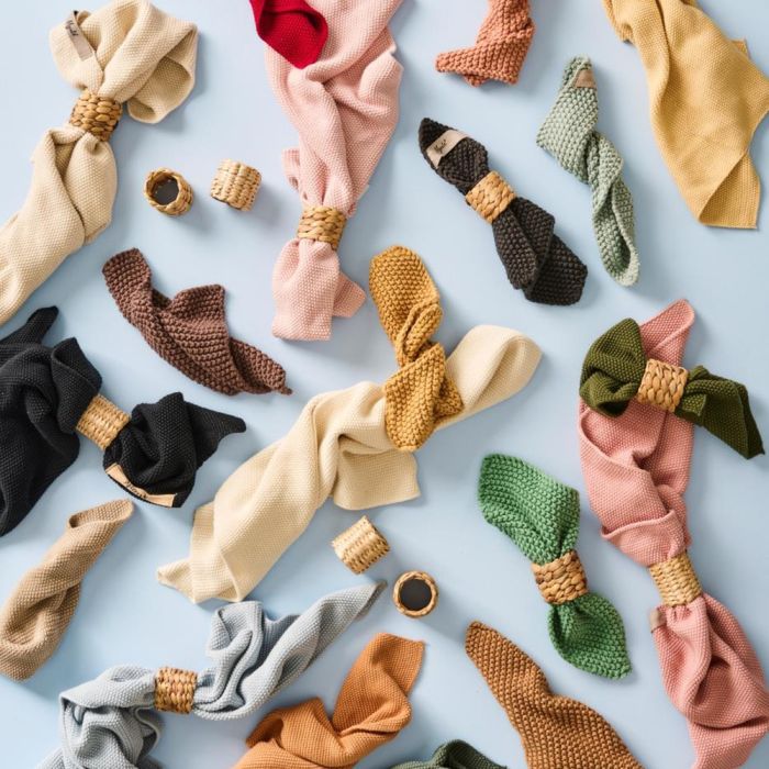 Håndklæde Mynte cornflower