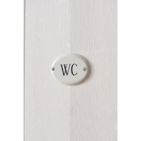 Metalskilt WC