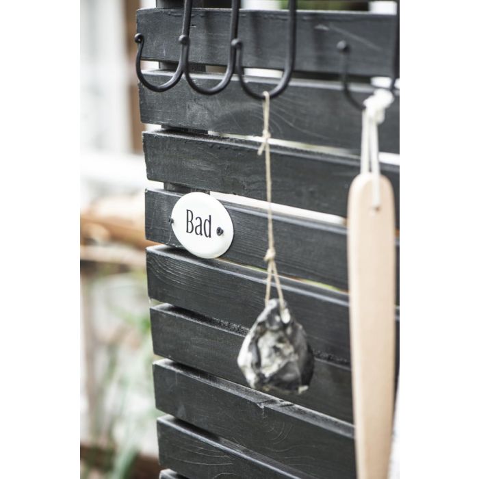 Metalskilt BAD