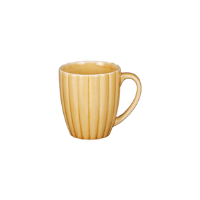 Pesca krus med hank i okkerfarvet keramik