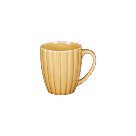 Pesca krus med hank i okkerfarvet keramik