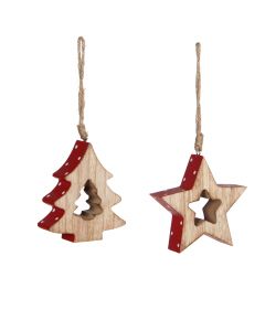 Juletræ eller stjerne i træ