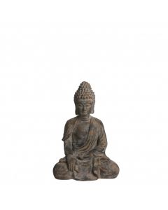 Buddha grå 41 cm høj