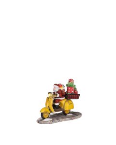 Julemanden på scooter