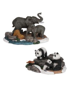Elefanter og pandaer