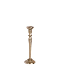 Rocco candleholder gold - h28,5xd8,5cm