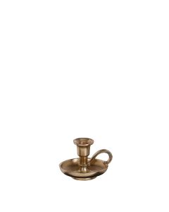 Rocco candleholder gold - h8,5xd12,5cm