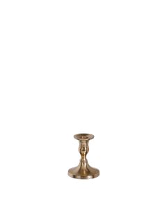 Rocco candleholder gold - h10xd8,5cm