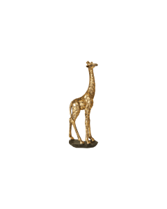 Guldfärgad giraff 35 cm hög