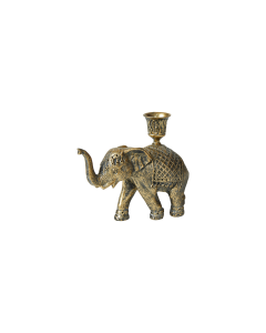 Guldfärgad elefant för ljus