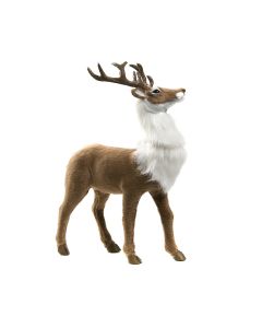 Hjort brun og hvid 30 cm