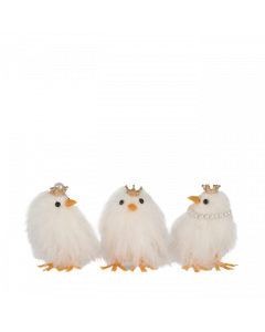 Kycklingar vita 3-pack