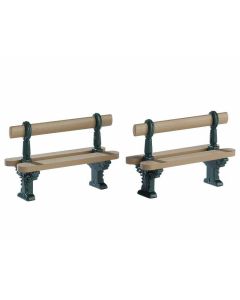 Double Seated Bench Set Of 2