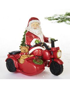 Julemand på motorcykel