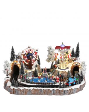 Fairground scenery adapter included - l68xw49xh37cm