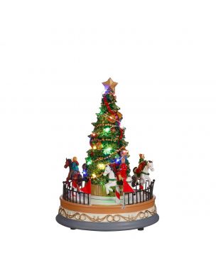 Merry-go-round battery operated - h26xd18,5cm