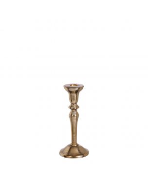 Rocco candleholder gold - h20xd8,5cm