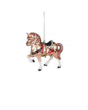 Julekugle Hest med sadel