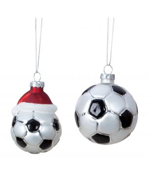 Julgranskulor Fotbollar 2-pack