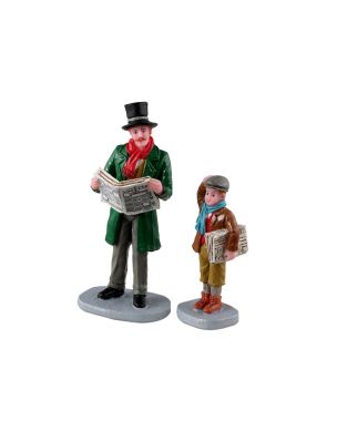 Merry Newsboy Set Of 2