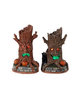 Haunted Tree Trunks Set Of 2