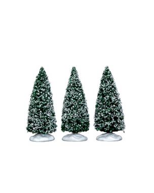 Lemax Snowy Juniper Tree Small 3-pack