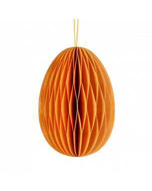 Påskägg i papper persika 7,5 cm