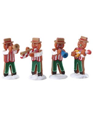 Gingerbread Jazz Set Of 4