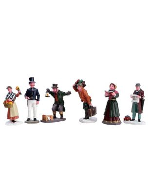 Townsfolk Figurines Set Of 6